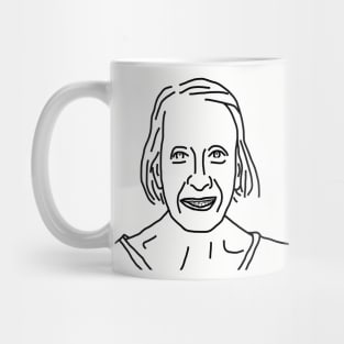 Minimal Portrait of My 85 Year Old Mother Mug